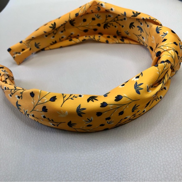 Headbands of Hope Set of 2 Gold and Navy Floral - Picture 8 of 16